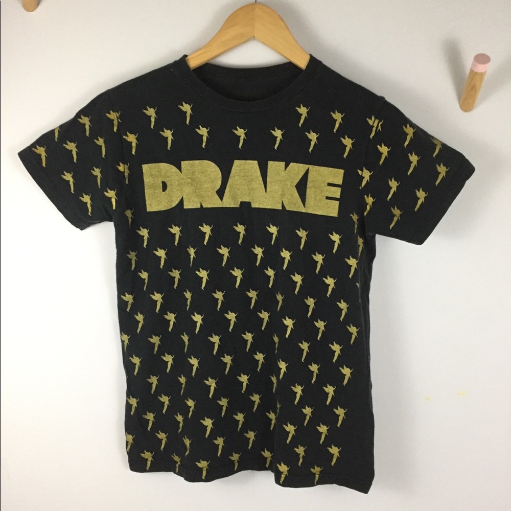 Drake Golden fairy print tee